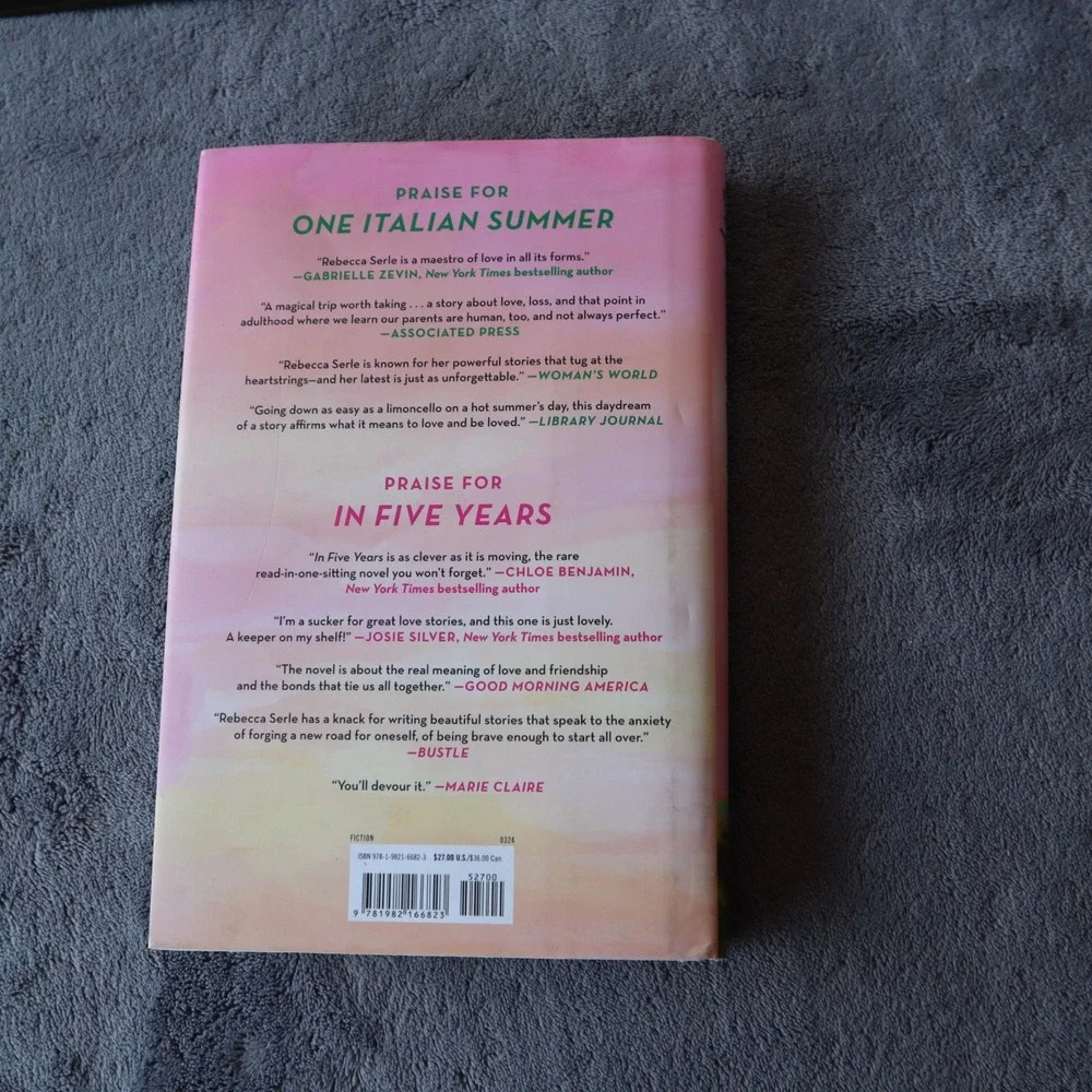 Expiration Dates Rebecca Serle 2024 Romance Novel Hardcover w/ Dust Jacket